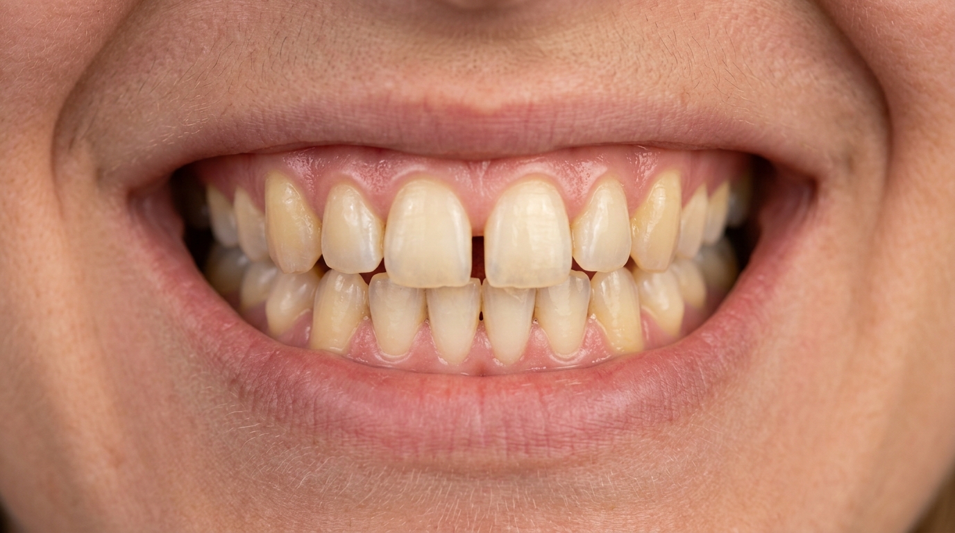 Estado inicial antes de estética dental